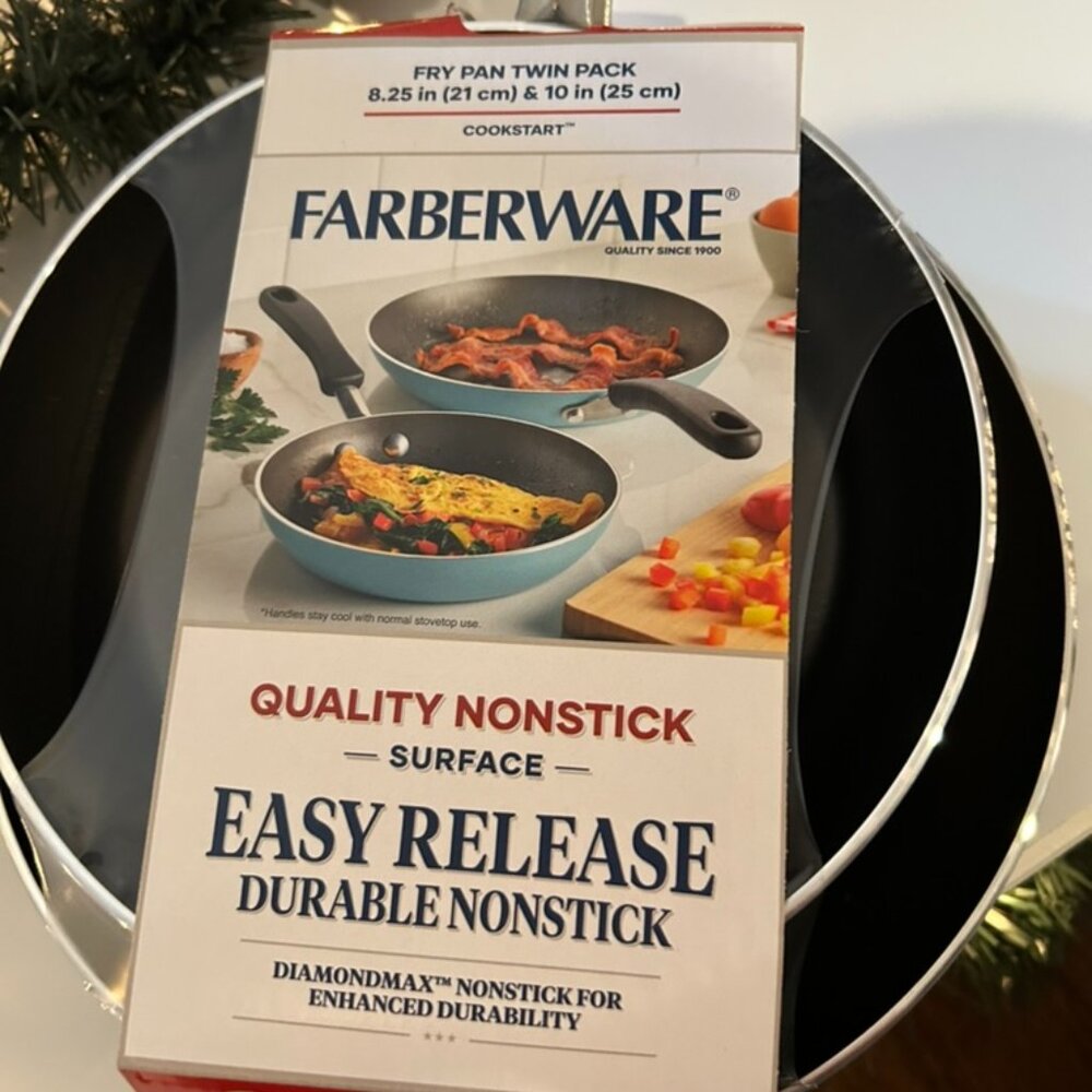 Brand New Farberware Cookstart Aluminum DiamondMax Nonstick 2-pc.